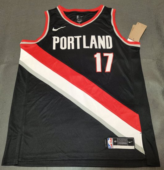 NBA 17 Sharpe Portland Trail Blazers Maillot noir